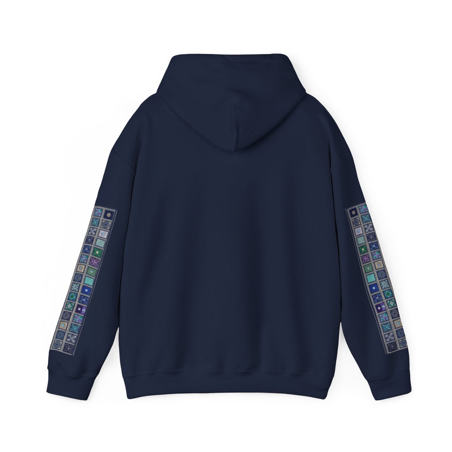 Persian Paisley Calligraphy Hoodie | Paisley Sleeve Graphic Hoodie