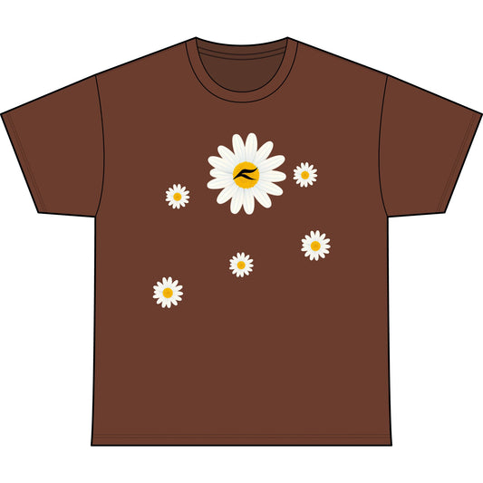 Daisy Sun Cluster Tee | Minimal Yellow Flower Shirt
