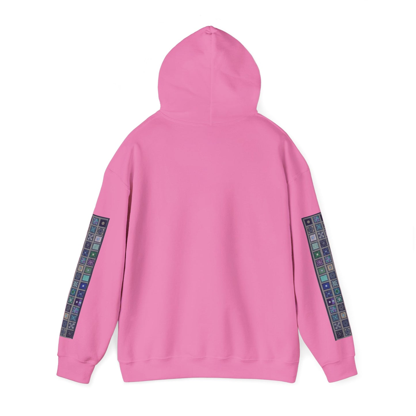 Persian Paisley Calligraphy Hoodie | Paisley Sleeve Graphic Hoodie
