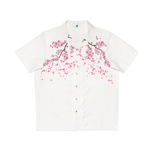 Cherry Blossom Branch Hawaiian Shirt | AOP Button-Up
