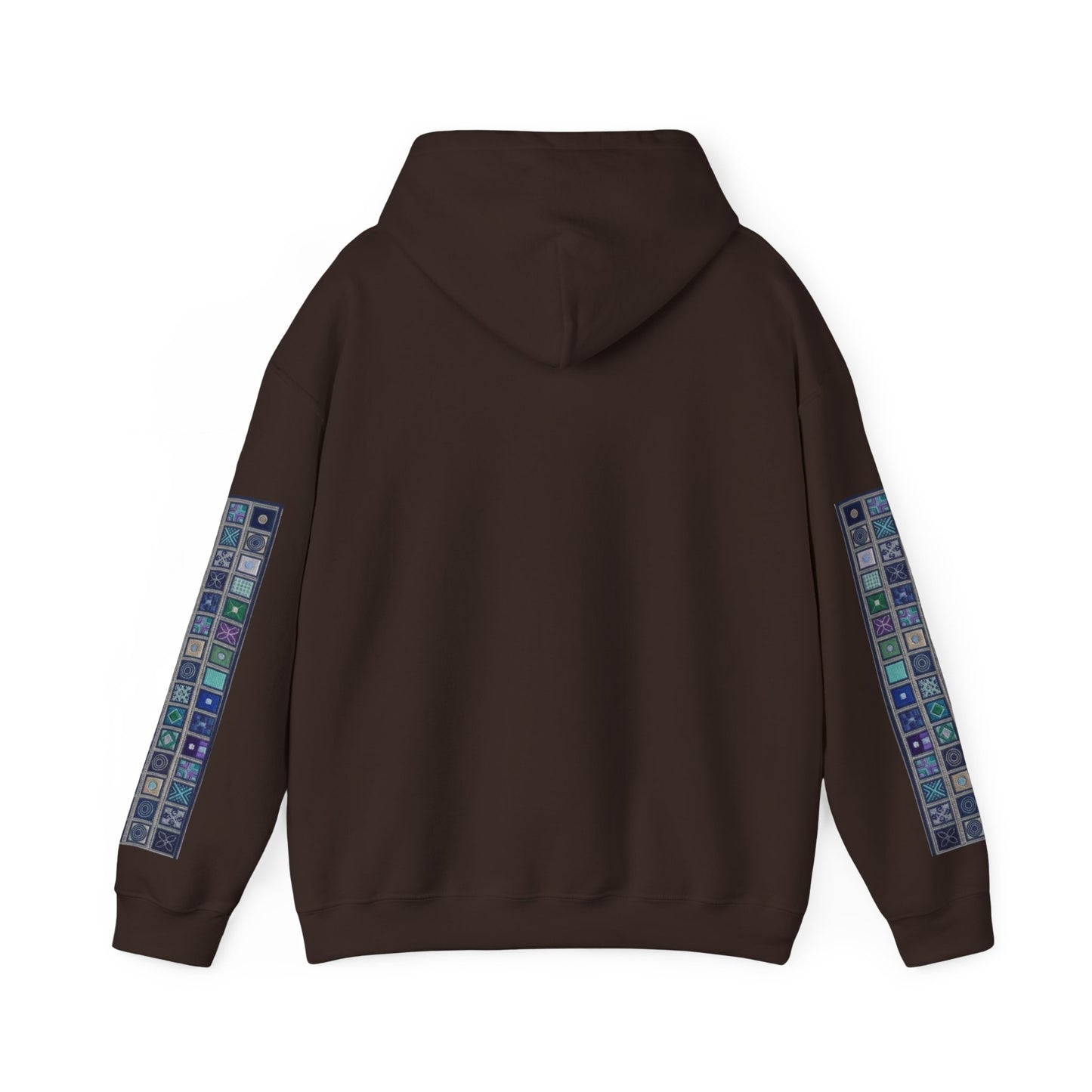 Persian Paisley Calligraphy Hoodie | Paisley Sleeve Graphic Hoodie