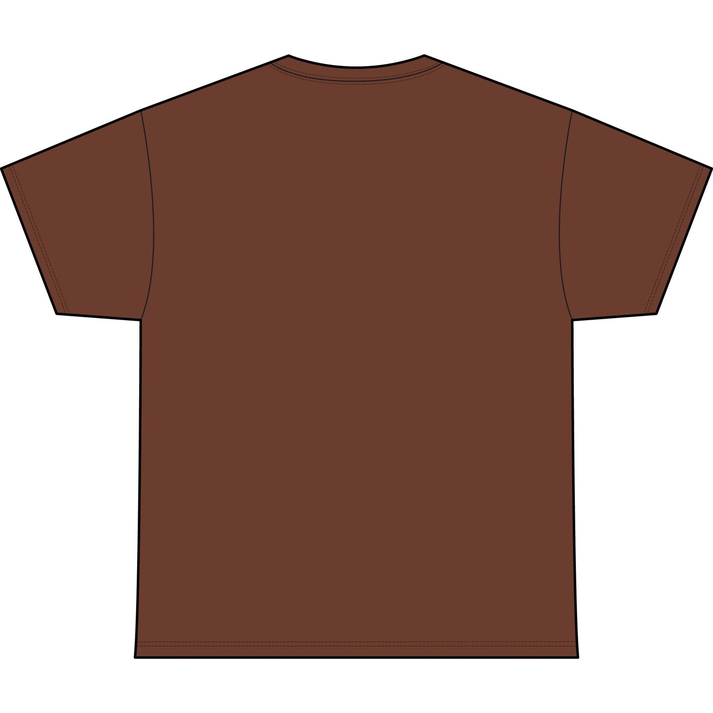 Gold Leaf Floral Vine T-Shirt | Botanical Center Chest Design