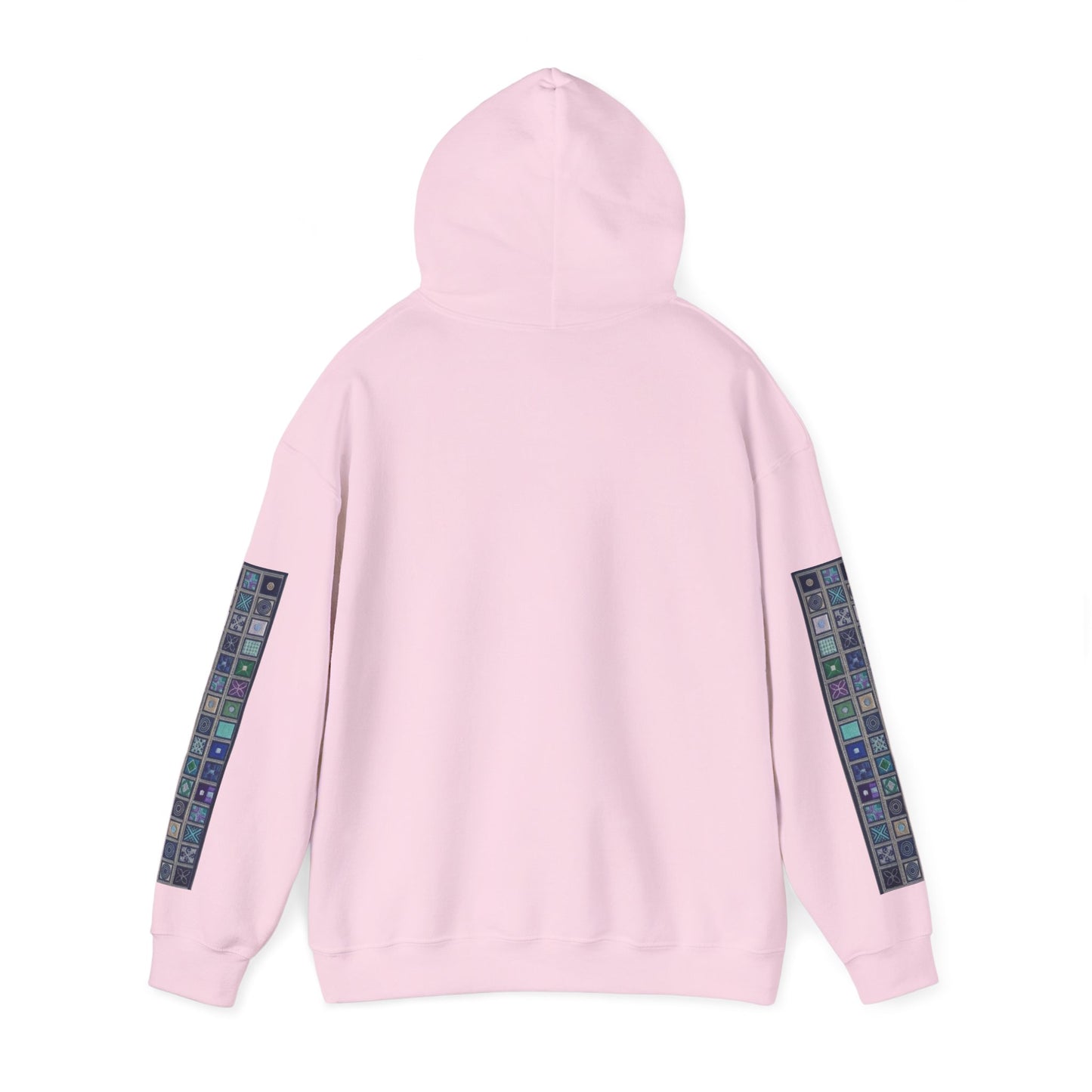 Persian Paisley Calligraphy Hoodie | Paisley Sleeve Graphic Hoodie