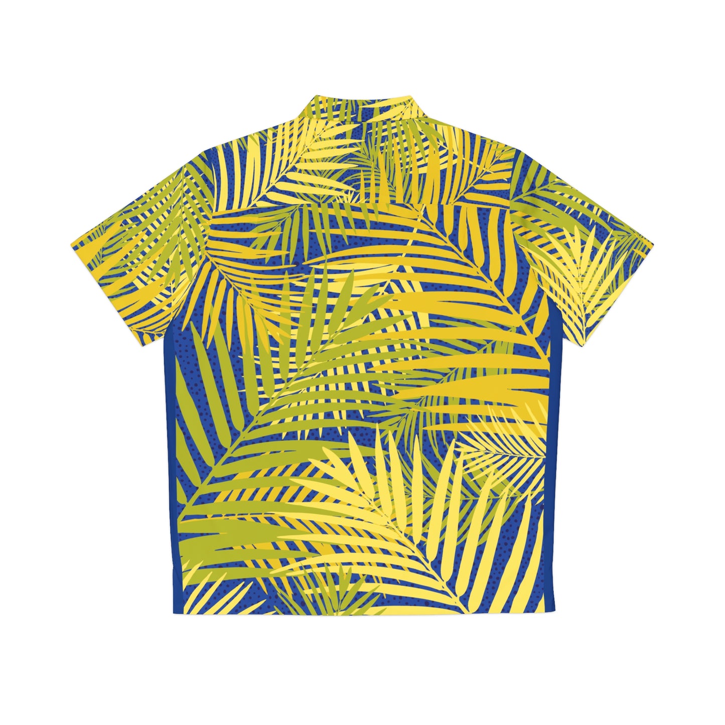 Yellow Palm Leaves Hawaiian Shirt | AOP Tropical Resort Shirt