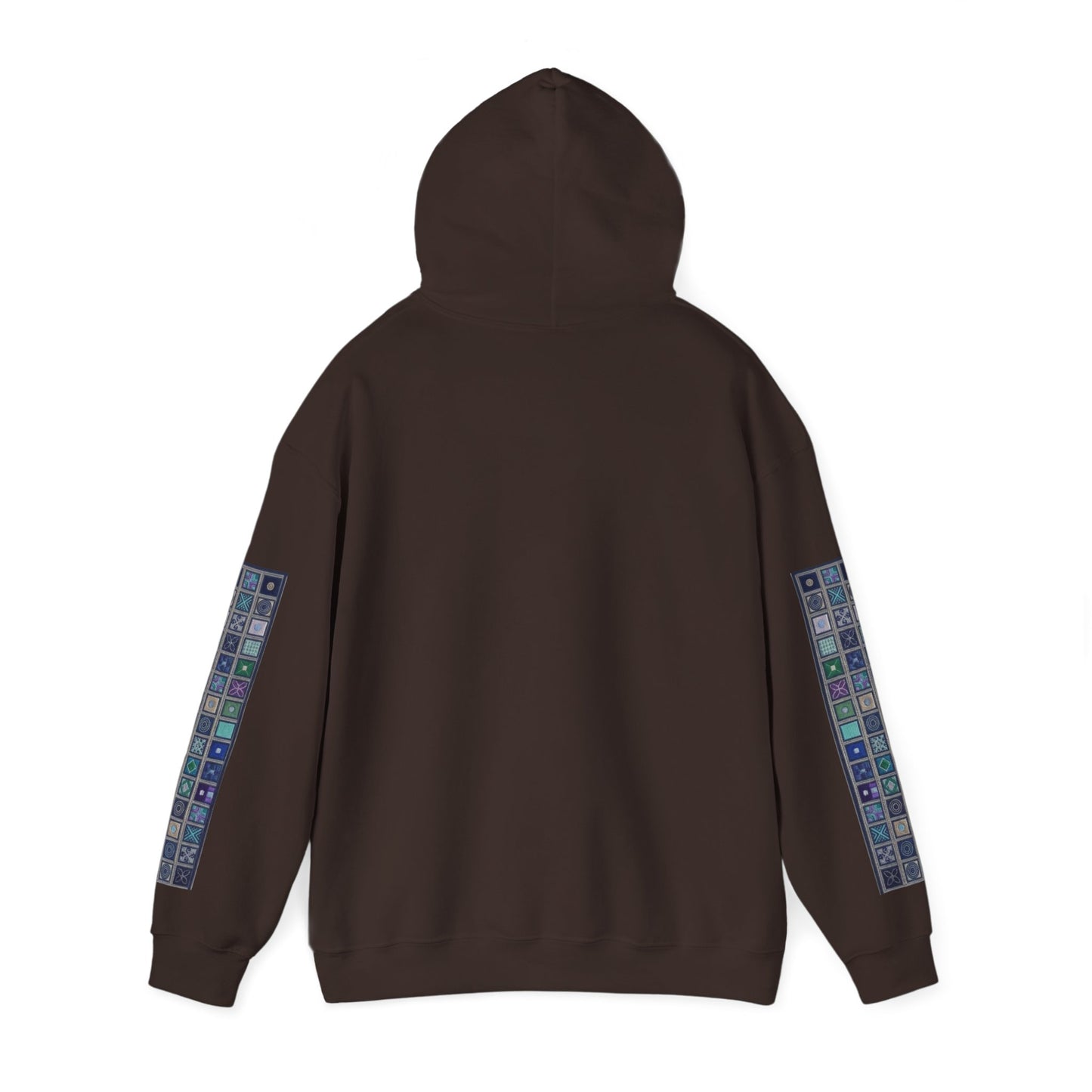 Persian Paisley Calligraphy Hoodie | Paisley Sleeve Graphic Hoodie