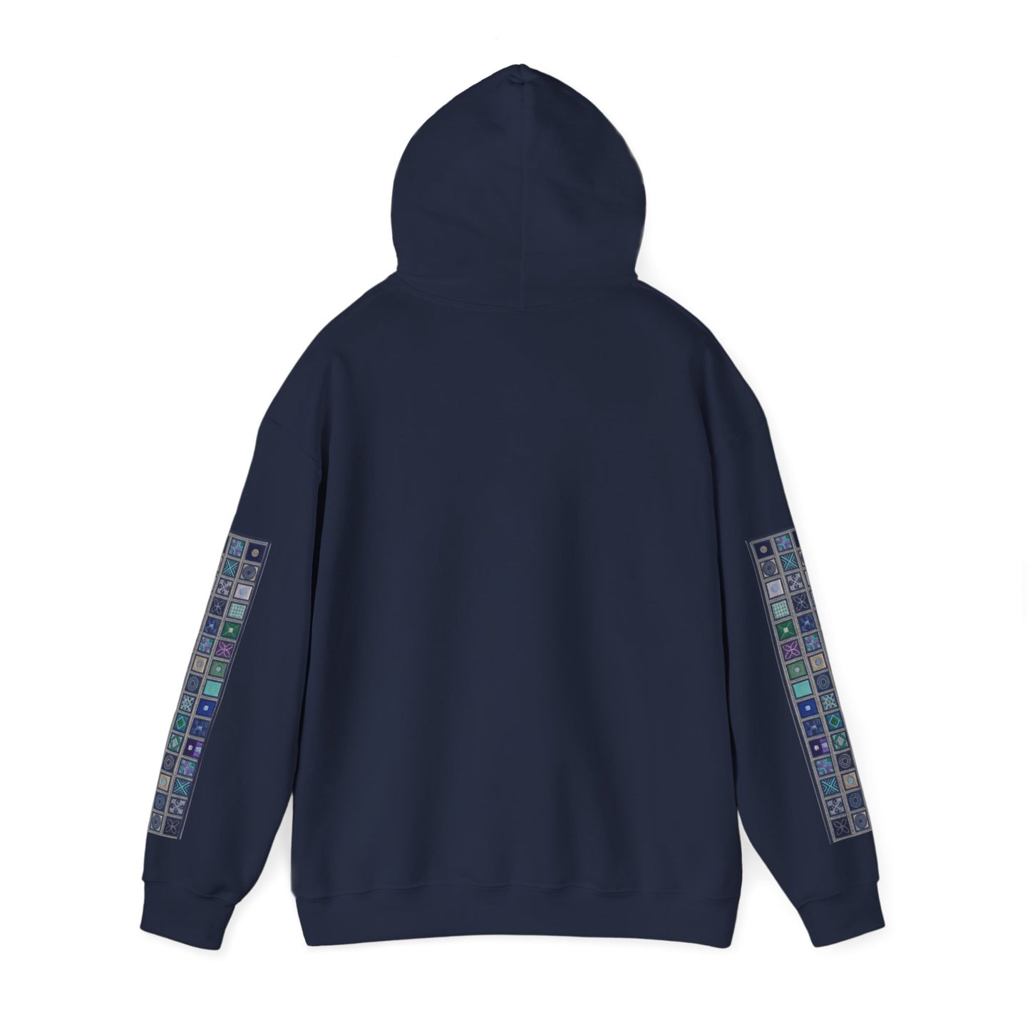 Persian Paisley Calligraphy Hoodie | Paisley Sleeve Graphic Hoodie