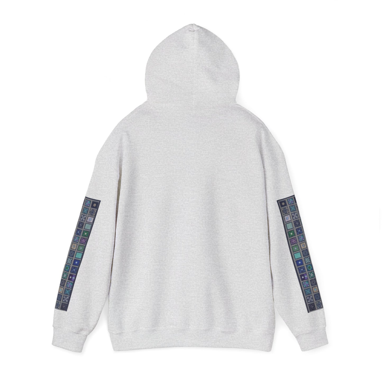 Persian Paisley Calligraphy Hoodie | Paisley Sleeve Graphic Hoodie