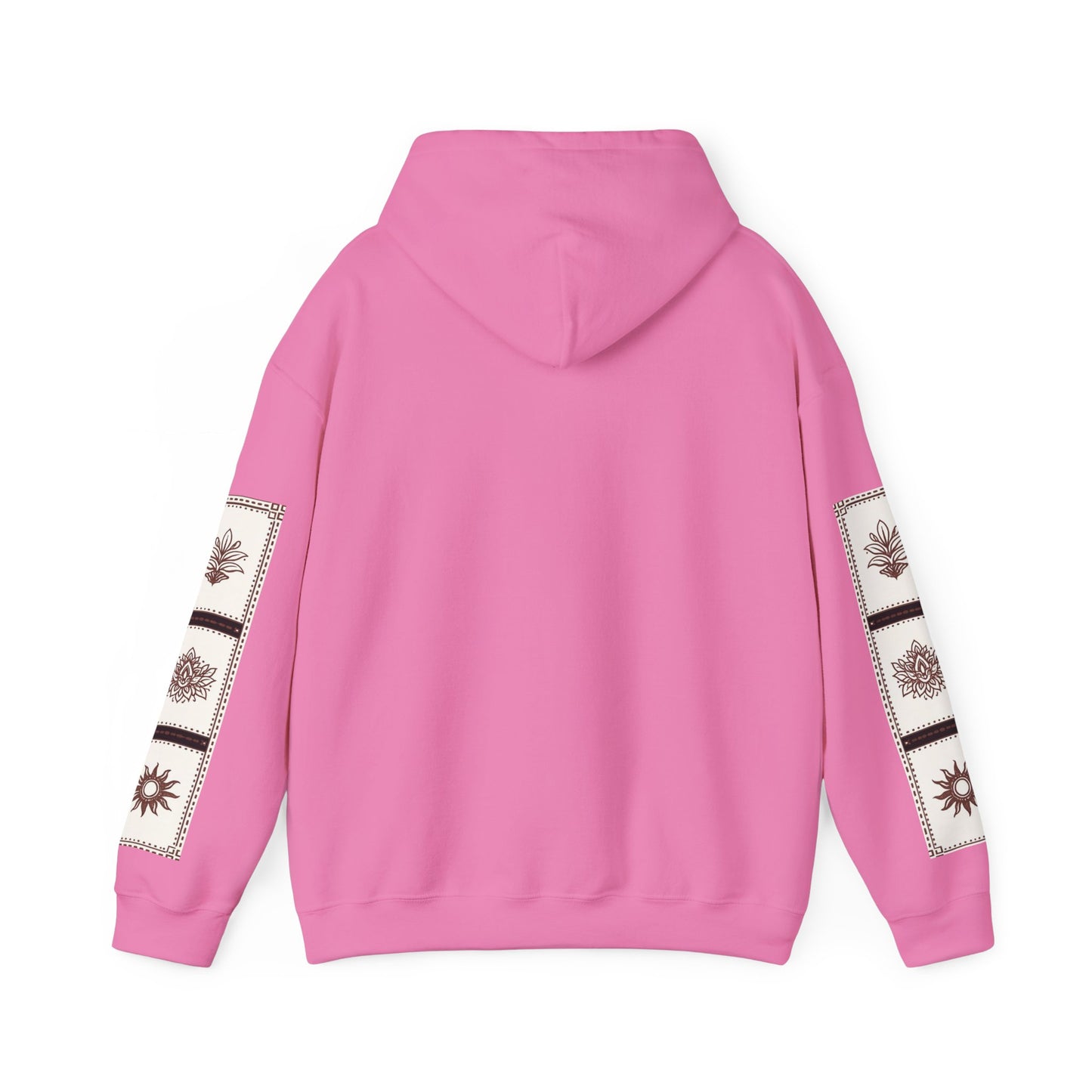 قدم_نیاز Arabic Calligraphy Hoodie | Floral Sleeve Pattern