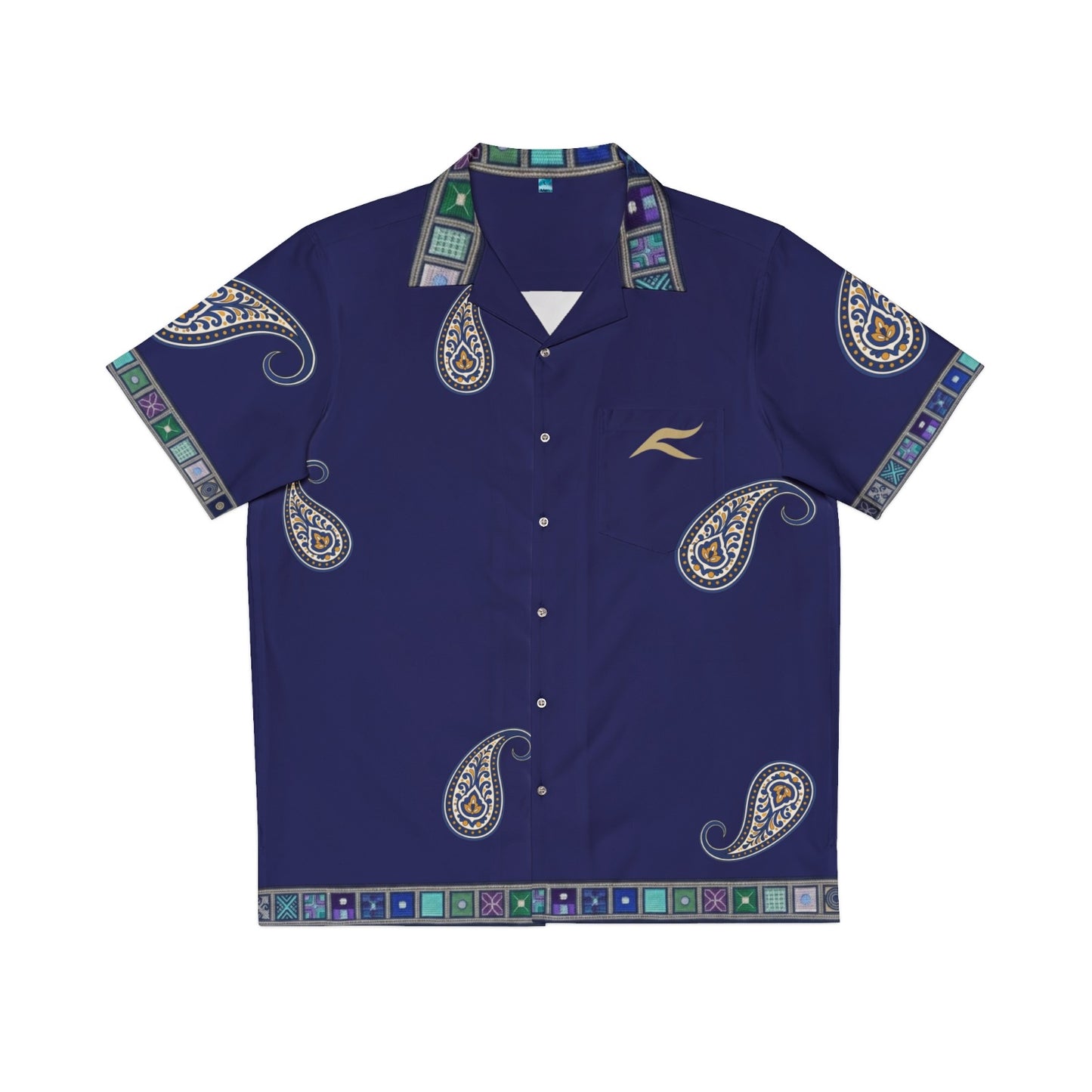 Half  Sleeve Button Up Shirt
