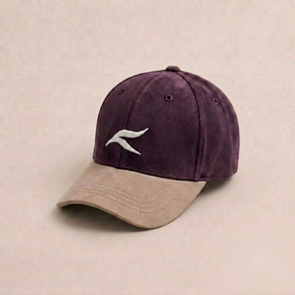 Purple & Sand Beige  Cap