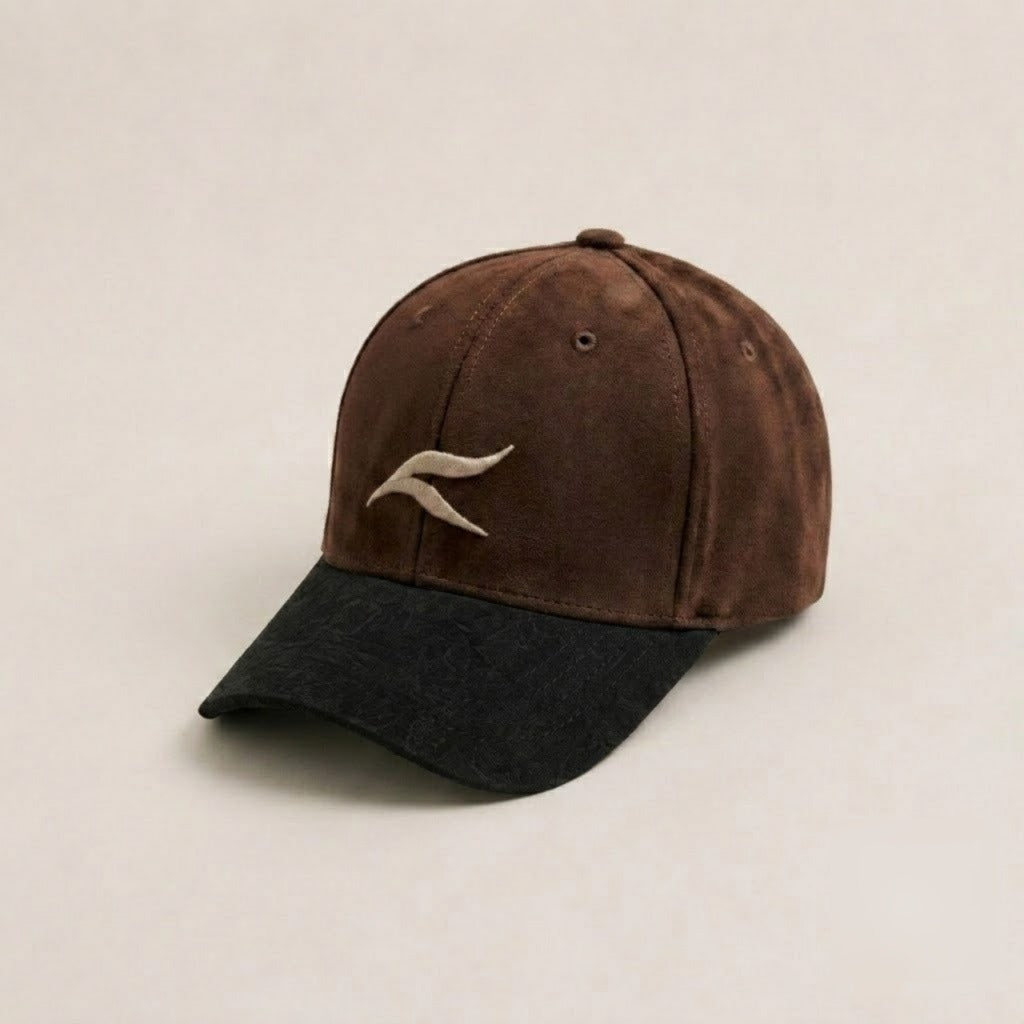 Brown & Black Cap